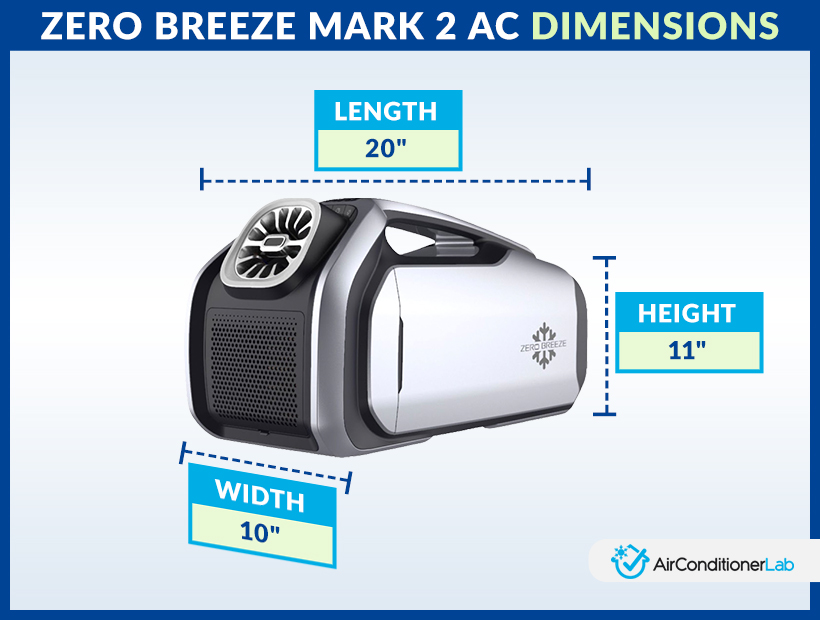 Zero Breeze Mark 2 Dimensions
